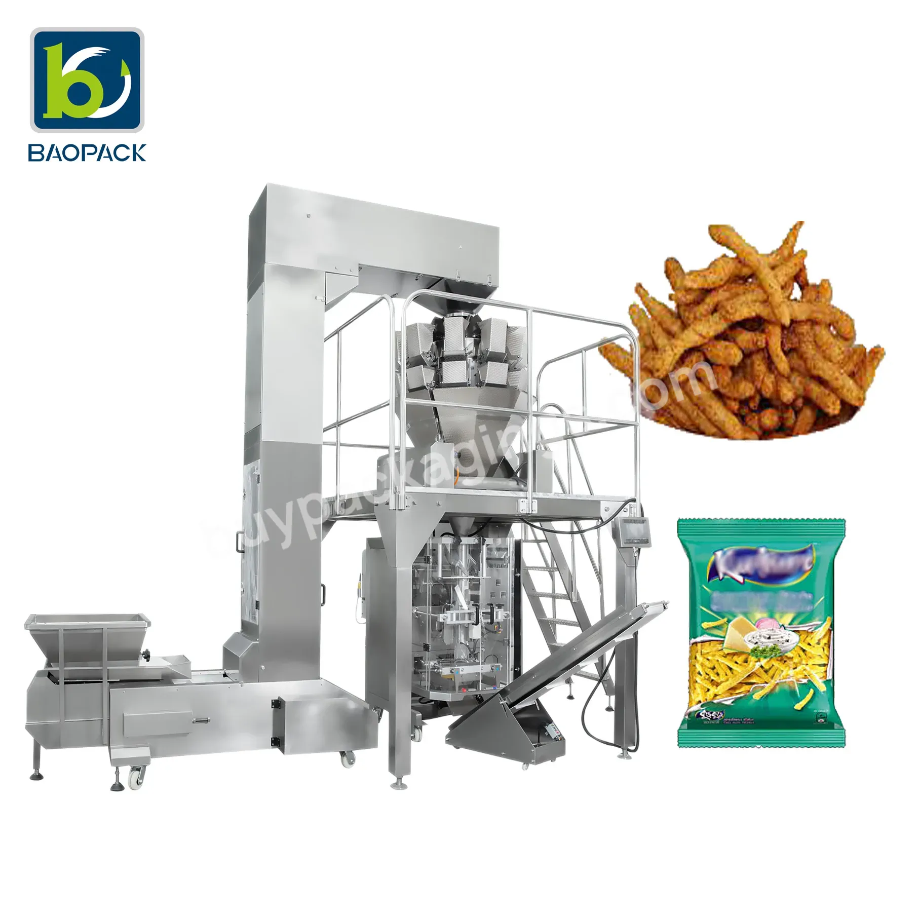 Automatic French Fries Packing Machine Small Size Chips Packing Machine