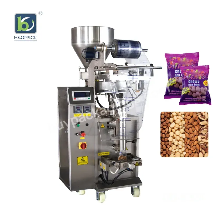 Automatic Pistachio Dry Nuts Roasting Peanuts Packing Machine Small Roasted Cashew Nuts Packaging Machine