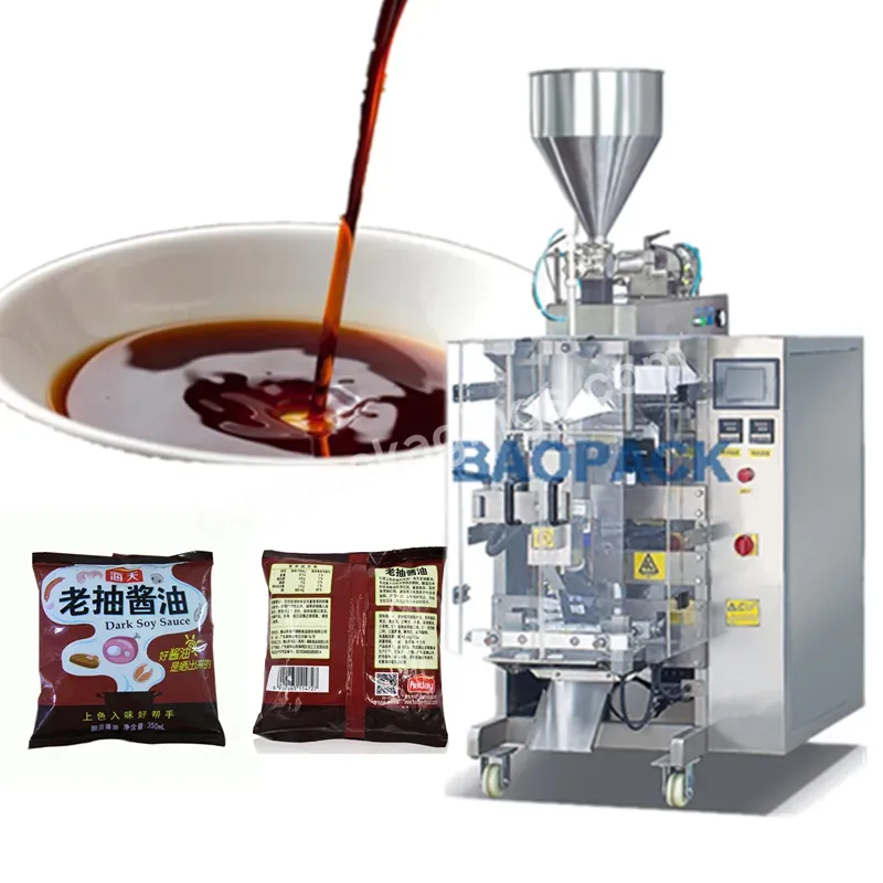 Automatic Tomato Sauce Packaging Machine Sachet Packing Machine For Liquid Products Ketchup Filling Packing Machine