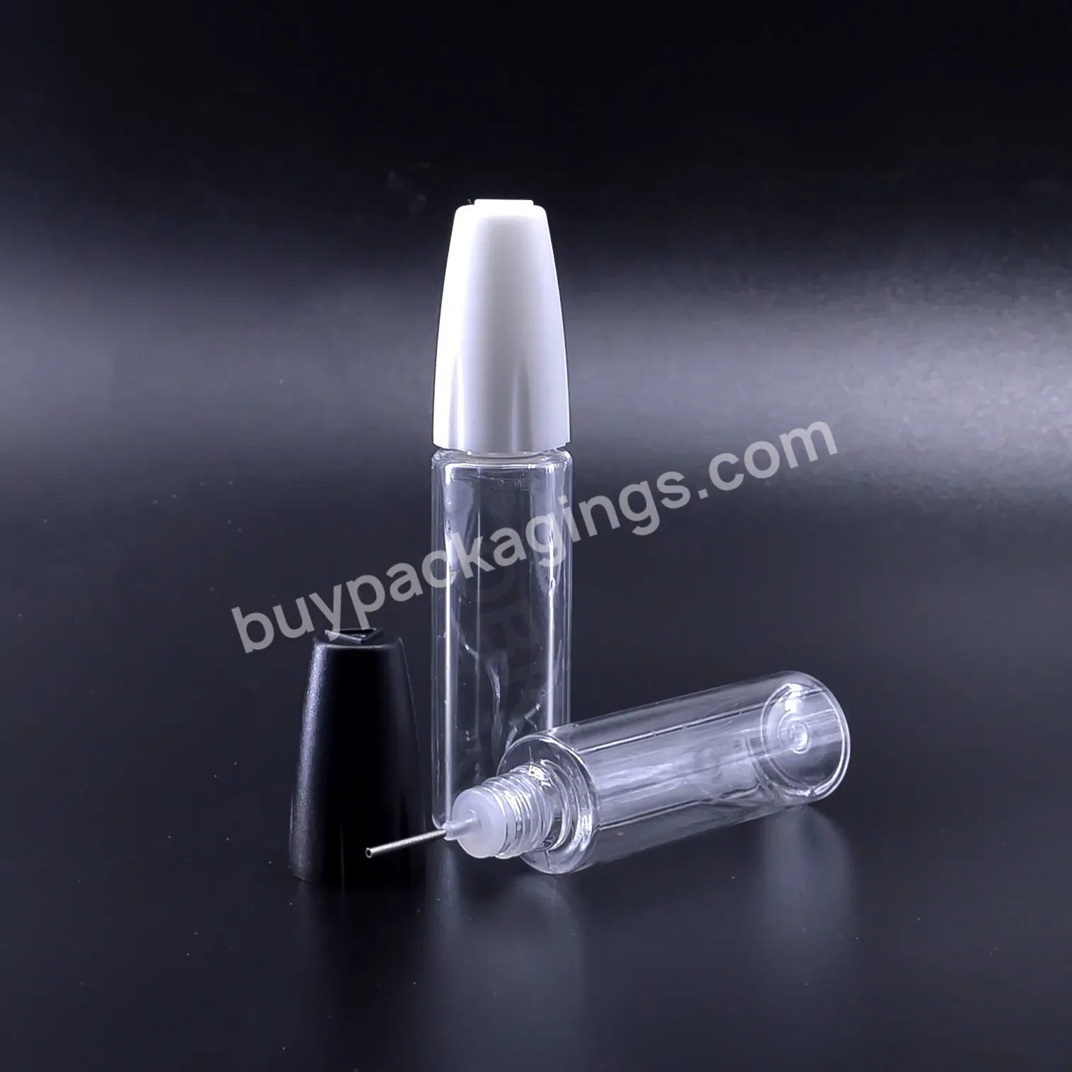 Available 10ml 15ml 30ml Pet Needle Tip Plastic Dropper Bottles For Glue Squeeze Needle Bottle