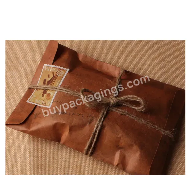 B11retro Made Old Fashioned Lacquer Postcard Receipt Kraft Paper Envelope Bag - Buy Paper Envelope,Kraft Paper Envelope,Envelope Paper Bag.