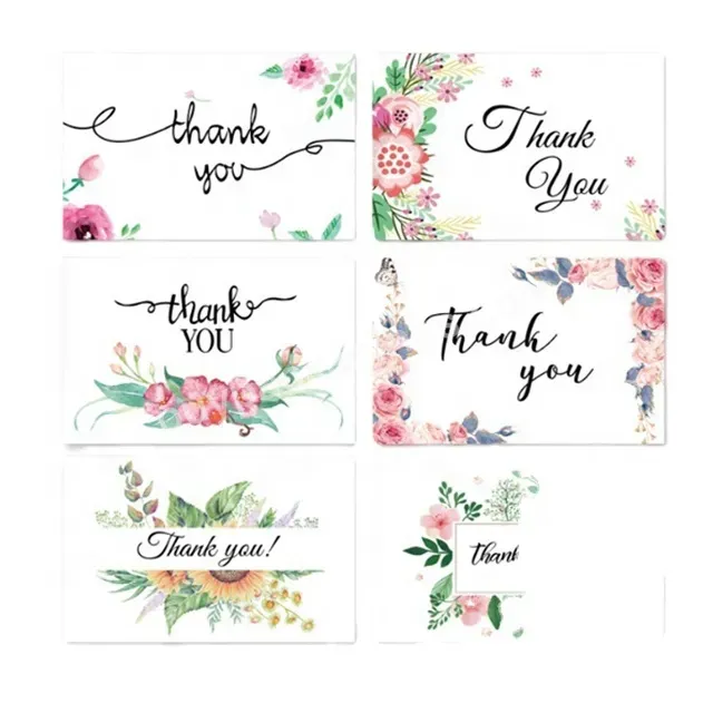 Baby Pink Paper Custom Thank You Card Custom Earring Cards With Logo