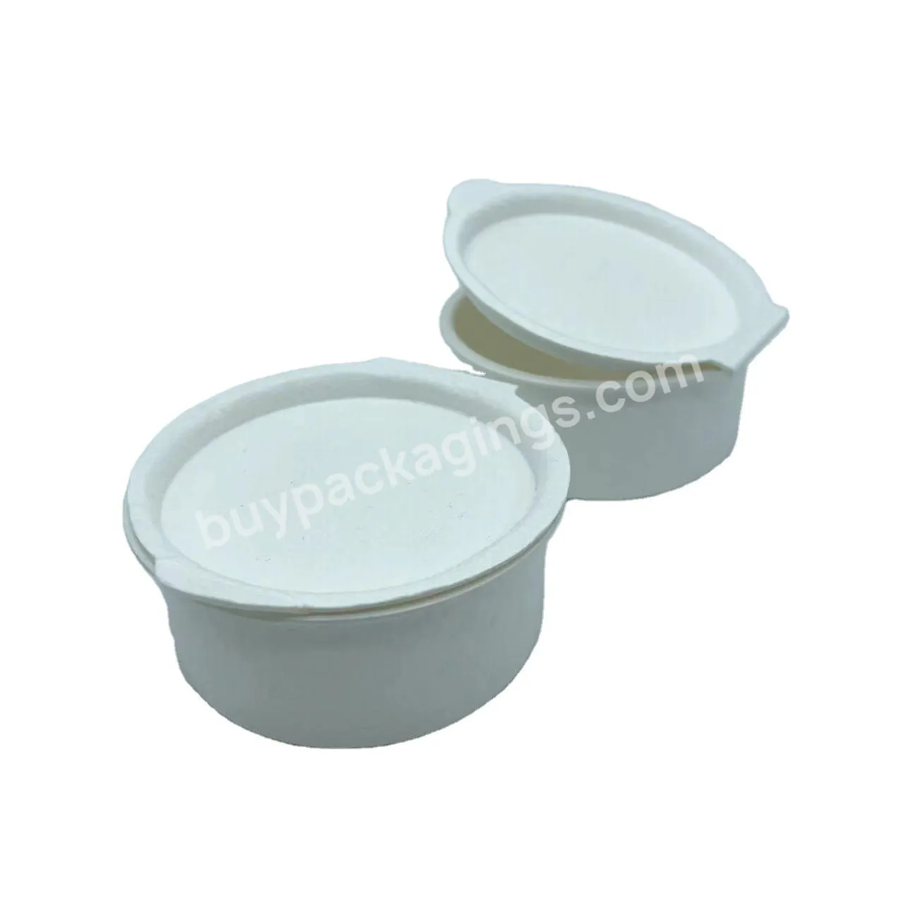 Bagasse Cosmetic Insert Molded Pulp Box Travel Beauty Personal Care Products Paper Box For Cosmetics