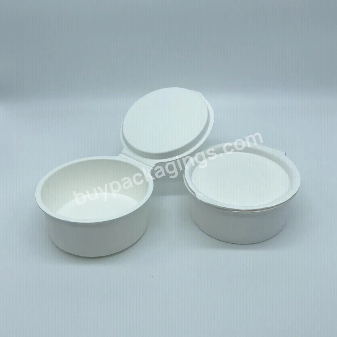 Bagasse Cosmetic Insert Molded Pulp Box Travel Beauty Personal Care Products Paper Box For Cosmetics