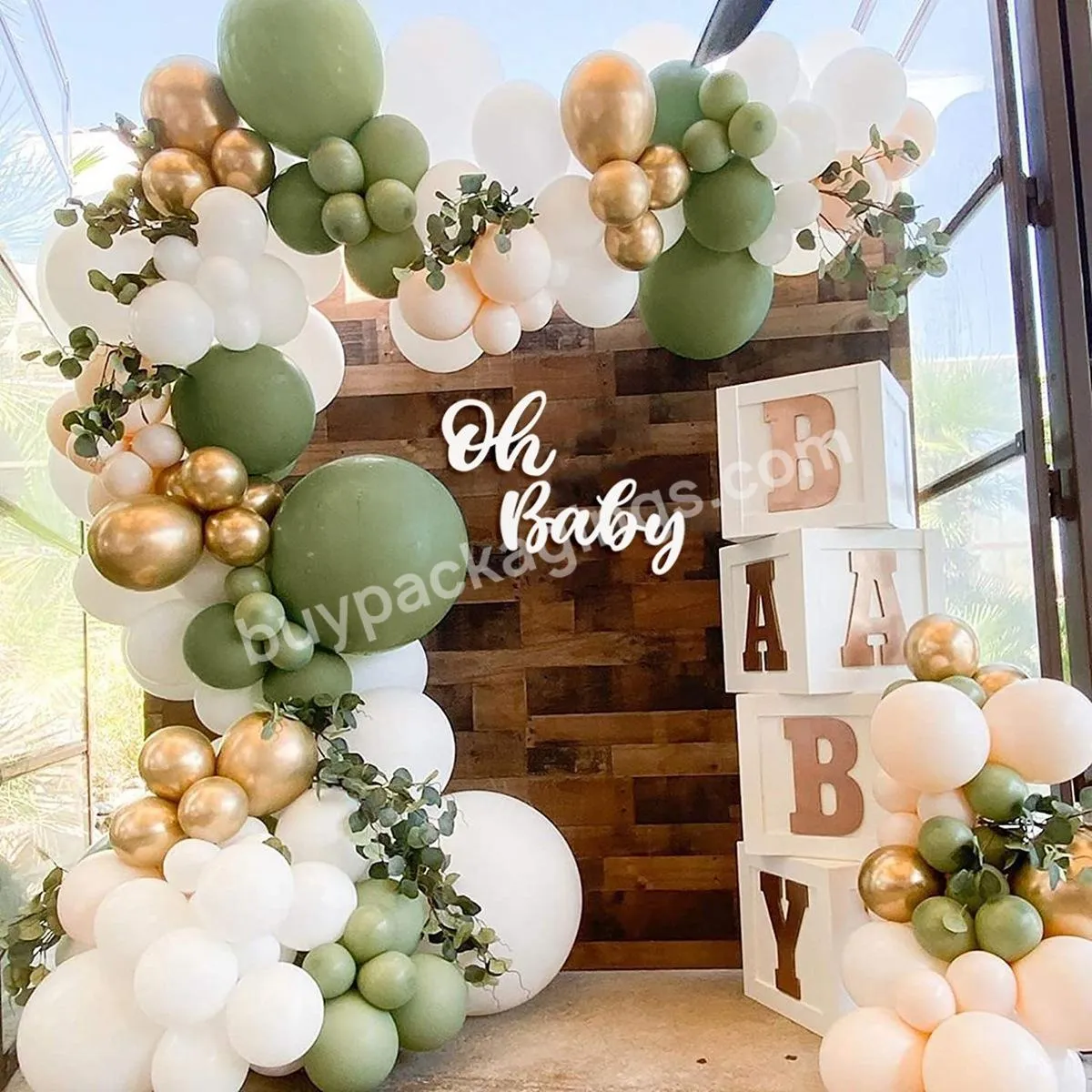 Balloon Arch Garland Kit Sage Green Ballons Party Supplies Decorations Balloons Set