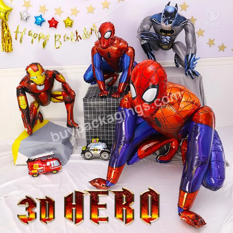 Balloons Birthday-13 Balloon Set Aluminum film&Aluminum foil Spiderman Captain America Party Decorations Birthday party balloons