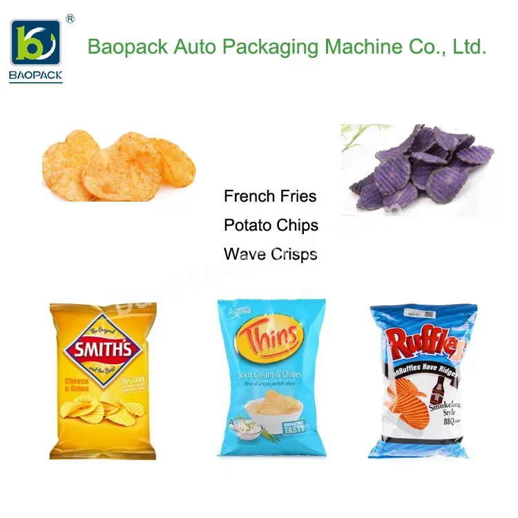 Banana Potato Chips Packing Machine Automatic Small Plantain Chips Snack Packing Machine