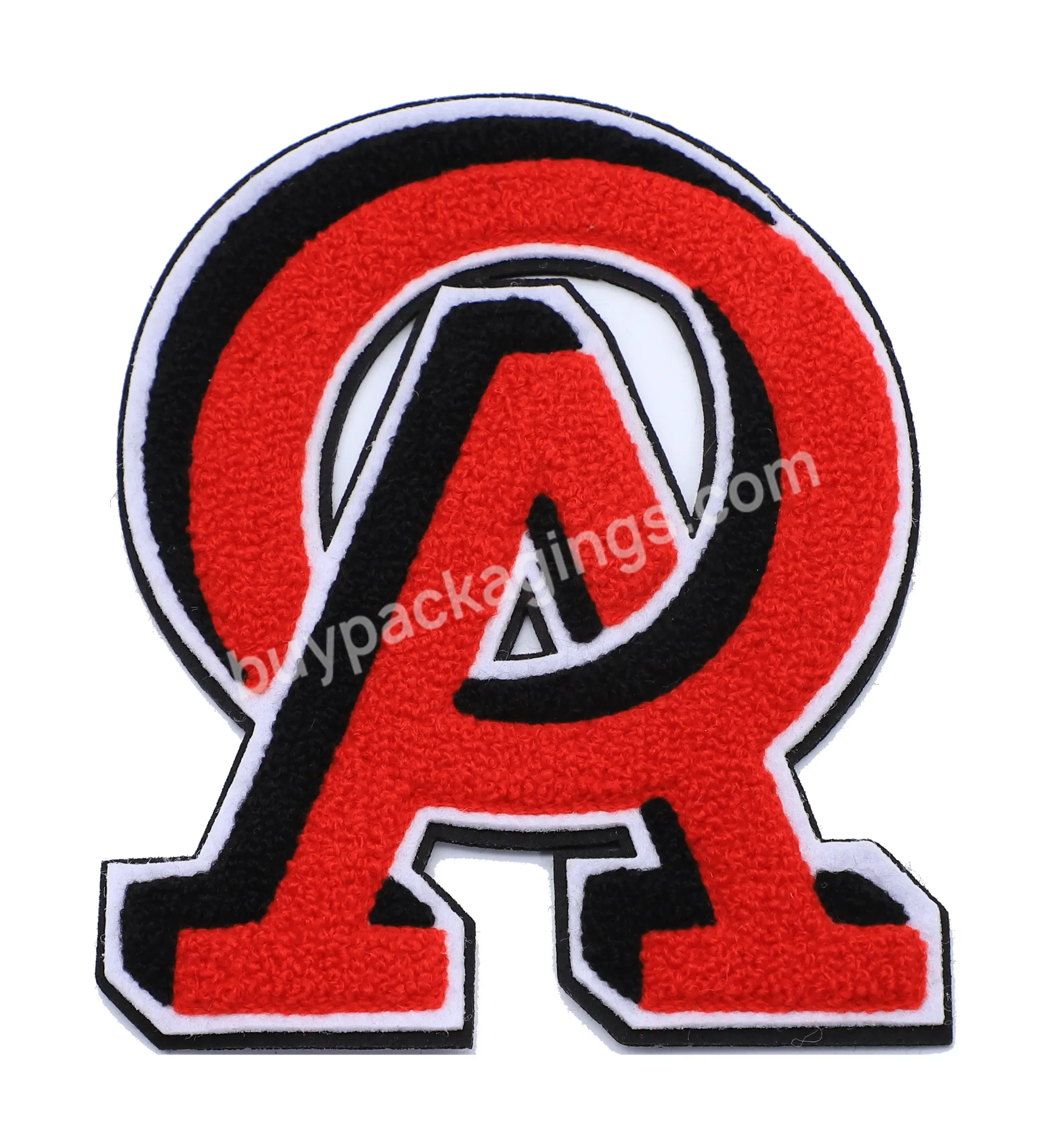 Band Patch Hoodie Heat Press Iron-on Logo Letter Custom Embroidery Chenille Patches