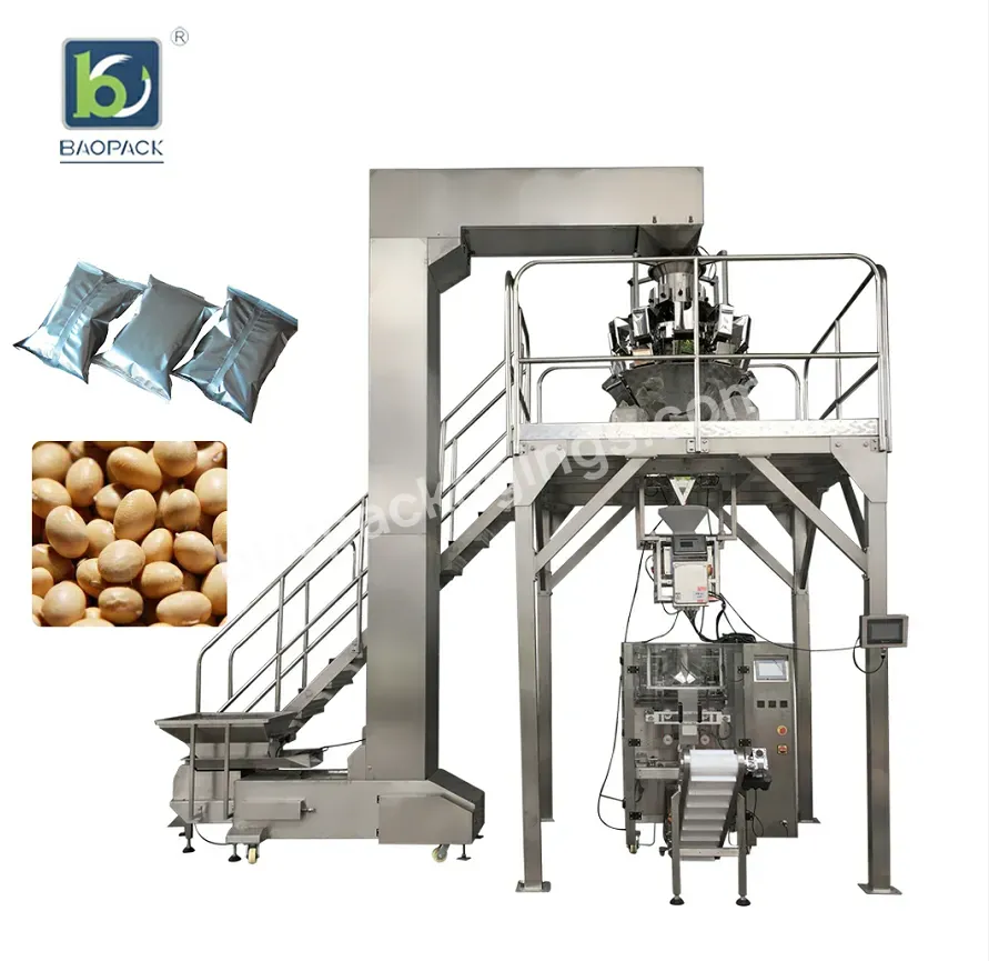 Baopack 5g Sugar 1kg Salt Packing Machine Match 10 Head Weigher Automatic Vertical Popcorn Packing Machine For Granules - Buy Popcorn Packing Machine,Pillow Bag Packing Machine,Vertical Packing Machine.