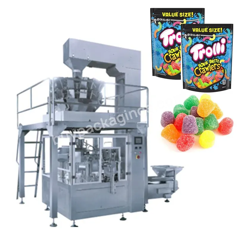 Baopack Bouillon Cubes Gummy Packaging Macgine Rotary Doypack Machine