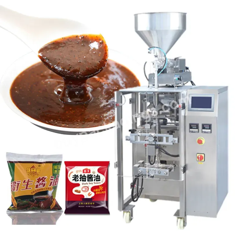 Baopack Fully Automatic Sesame Seed Chilli Sauce Sachet Packing Machine - Buy Sauce Sachet Packing Machine,Chilli Sauce Packing Machine,Sesame Seed Sauce Packing Machine.