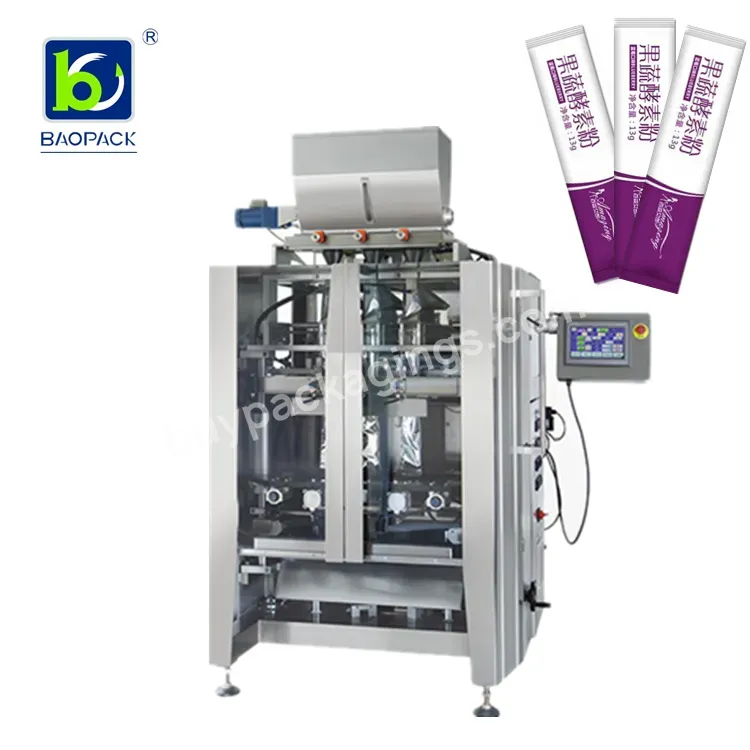 Baopack Vl80 Multi Lane Packaging Machine Multi Line Vertical Sachet Form Fill Seal Plastic Strip Stick Pack Packing Machine