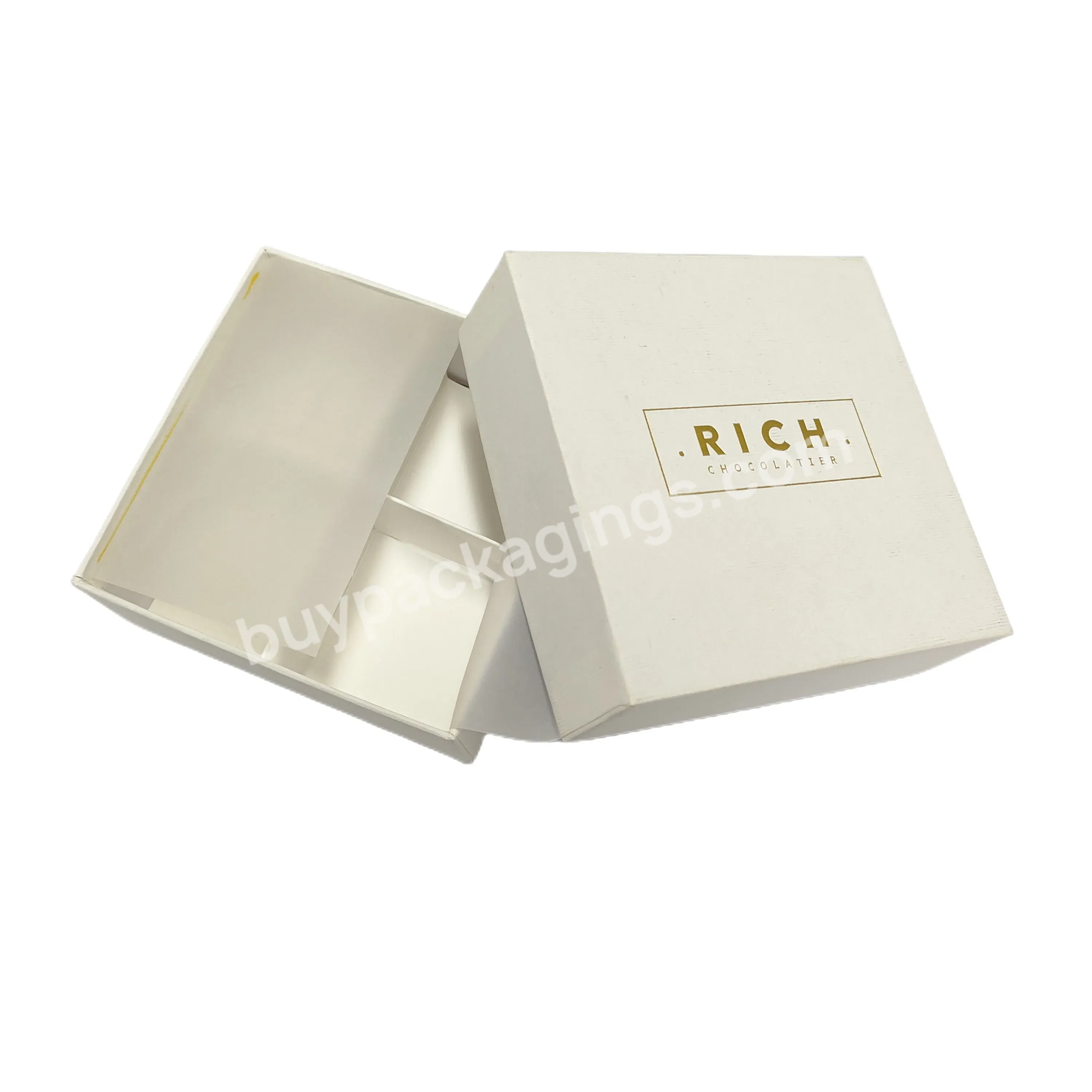 Basic White Paper Custom Private Logo Pattern Eye Cream Gift Box Packaging