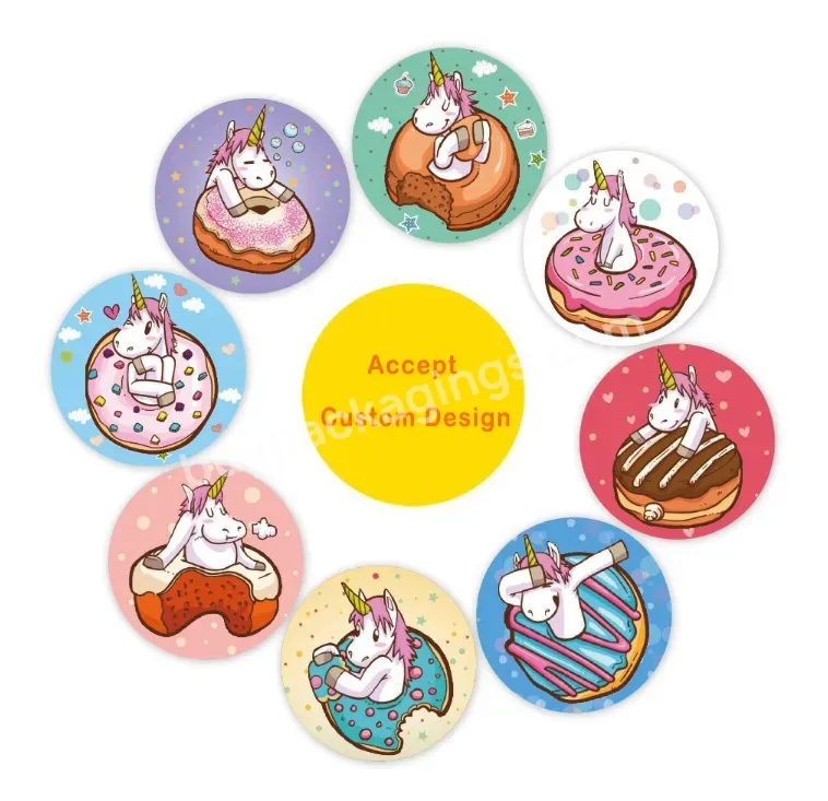 Batch Custom Cartoon Cute Vinyl High Adhesive Label Printed Pvc Personalized Full Penetration Die Cut Sticker Products