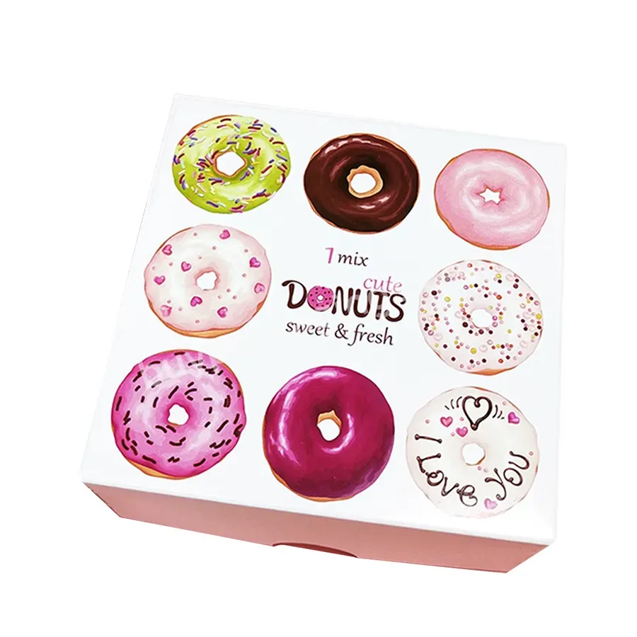 Beautiful Custom Doughnut Boxes	bakery Take Out Gift Boxes Cup Cake Box