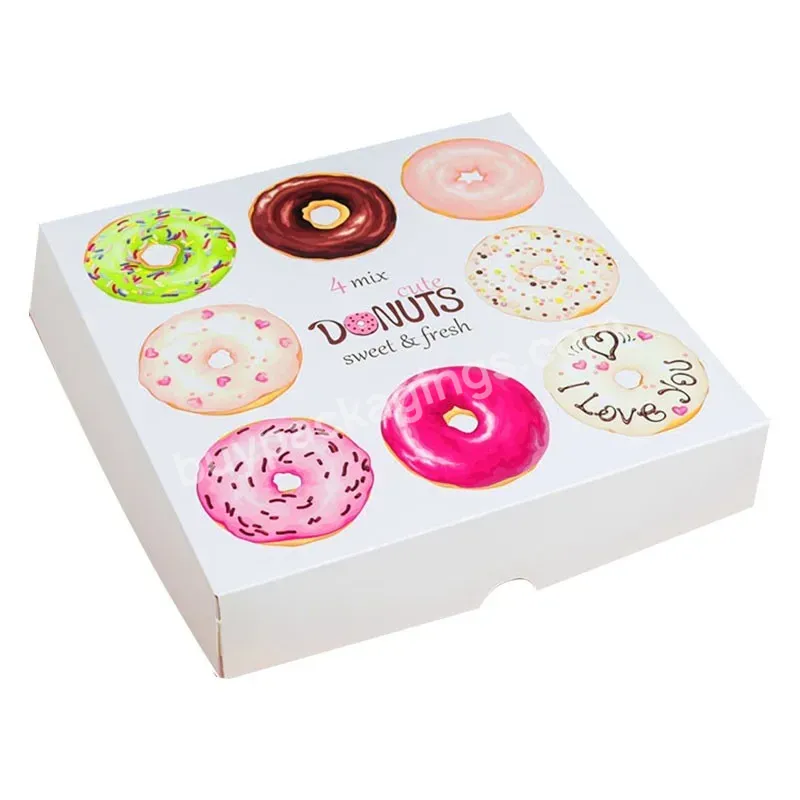 Beautiful Custom Doughnut Boxes	bakery Take Out Gift Boxes Cup Cake Box