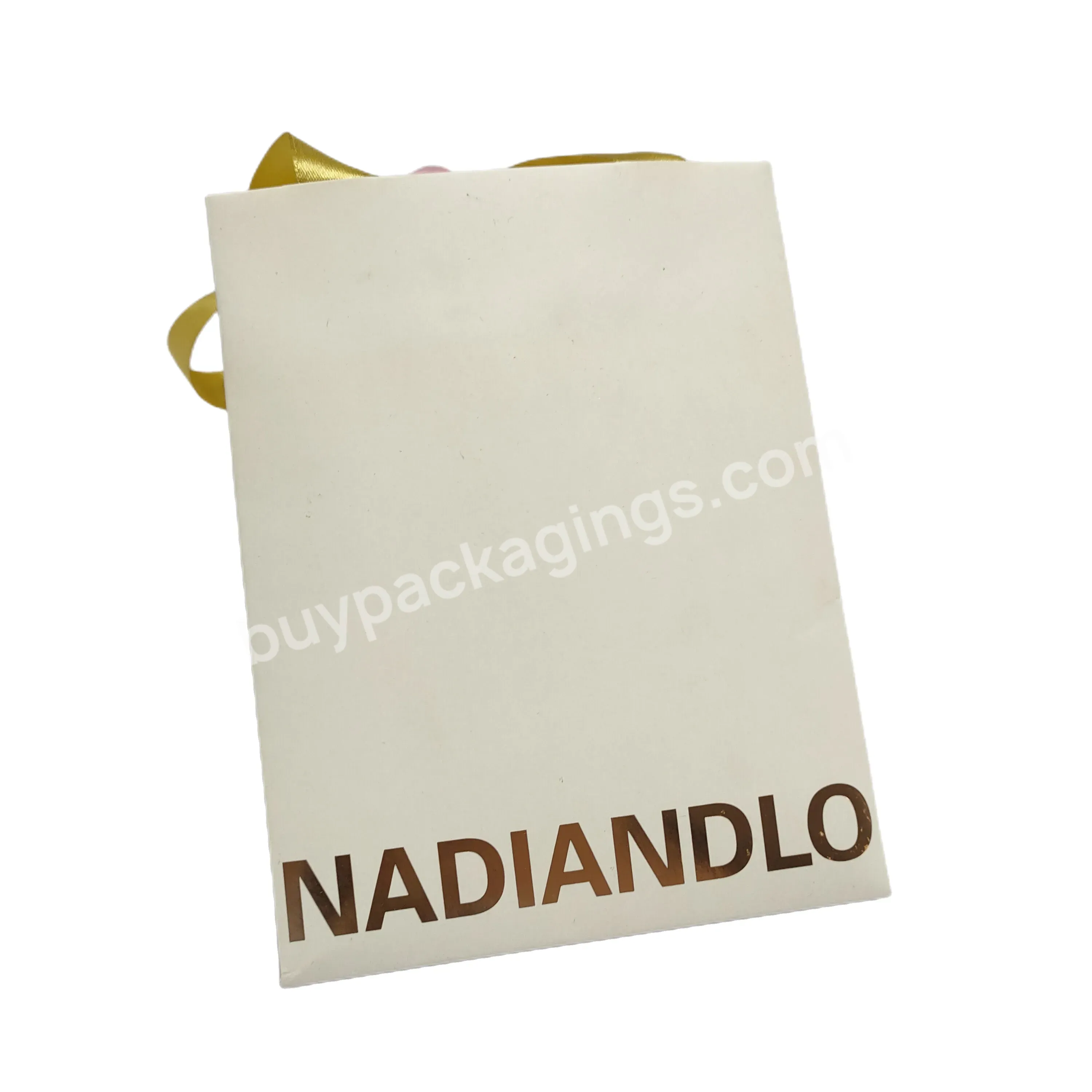 Beautiful Handmade Gift Bags Recycling Materials For Promotion Goods With Logo