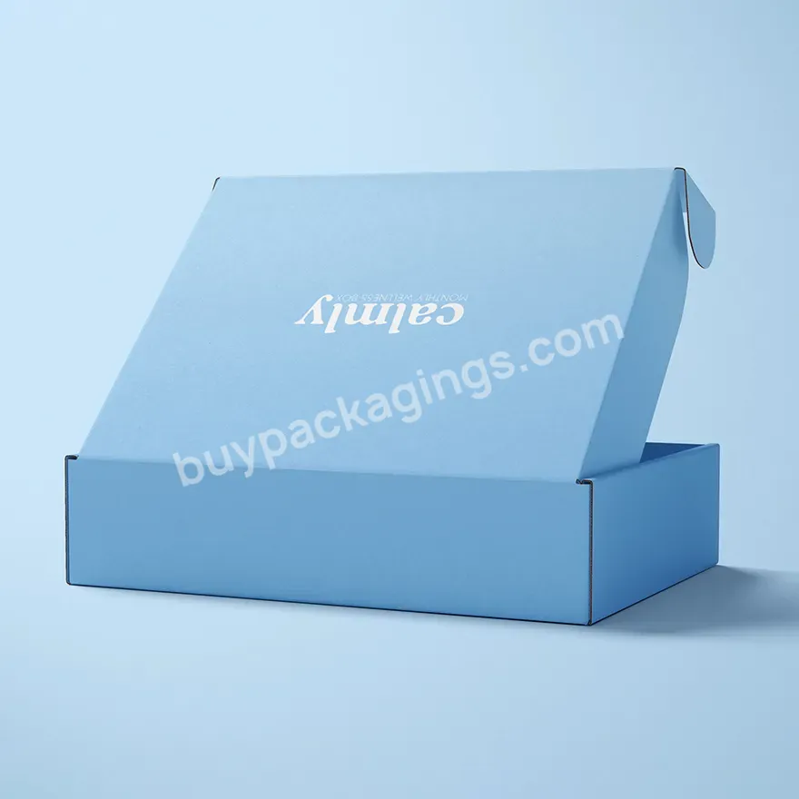 Beauty Box Packaging Customized Colored Mailer Boxes Custom Logo Printed Apparel Packaging Mailer Shipping Boxes
