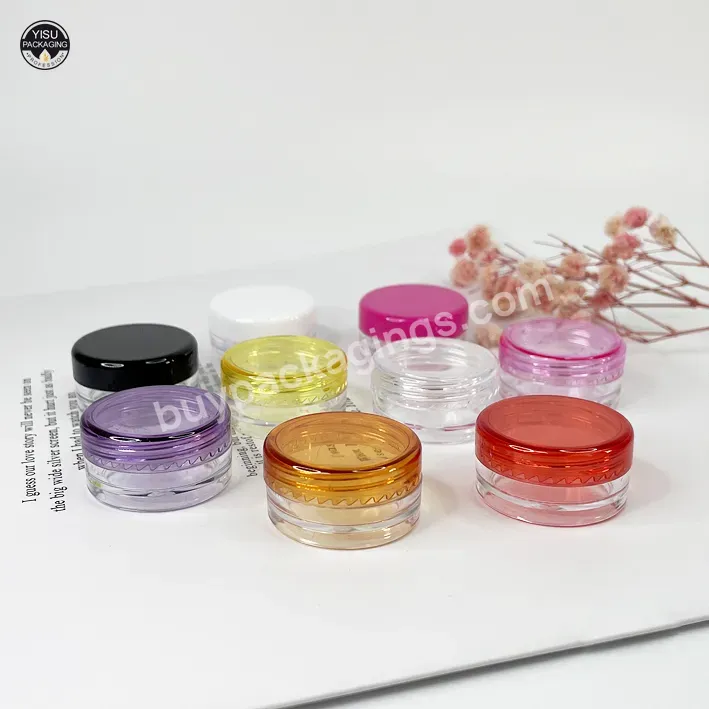 Beauty Containers Wholesale Square Cosmetic Jars Lip Balm Pot 3 Gram