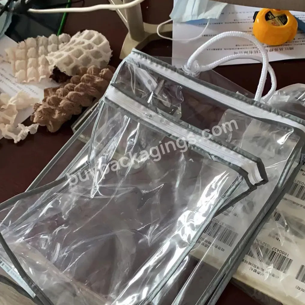 Bedding Storage Bag Pvc Metallic Zipper Bag Zip Lock Plastic Custom Clear Pvc Eva Household Products Shrink Bag Recyclable 1119