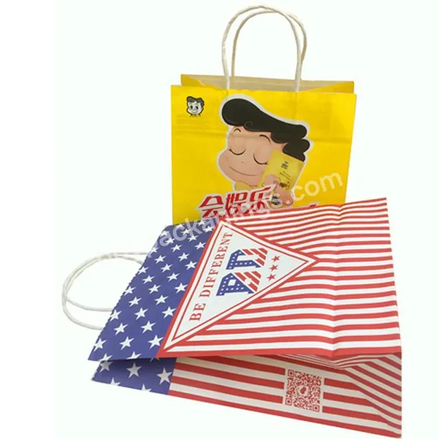 bee and flower kids gym designer brand shopping bags logo garments shopping bag