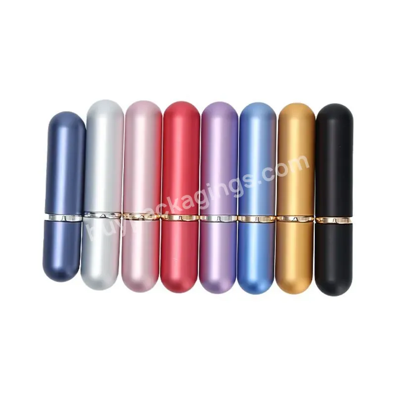 Best Metal Aluminum 5ml 8ml Black Gold Red Portable Mini Small Spray Refillable Perfume Bottle Travel Cologne Perfume Atomizer