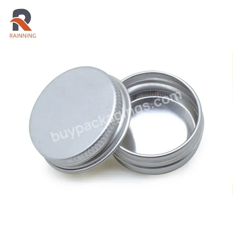 Best Price 15g15ml Recyclable Empty Metal Screw Top Can Small Mini Round Aluminum Jar For Skin Cream Container