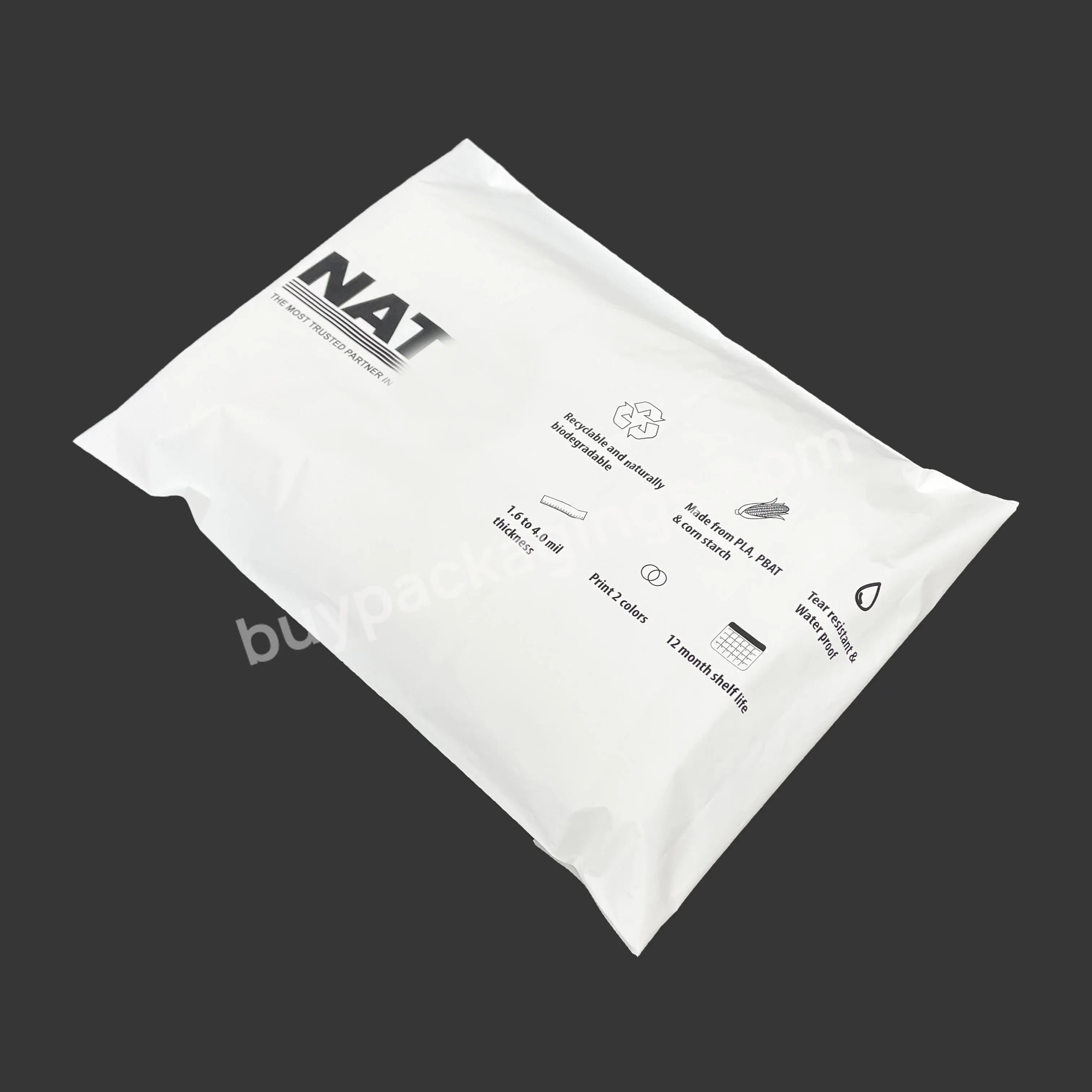 Best Price Compostable Biodegradable Self Adhesive Plastic Waterproof Bag Courier Mailer Mailing Envelope Packaging Shipping Bag