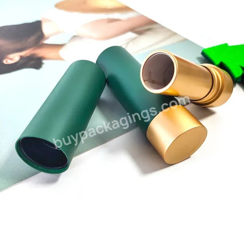 Best Quality Aluminum Lipstick Tube Packaging Custom Label Round 3d Printing Empty Lipstick Tubes Containers