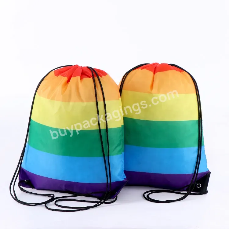 Best Quality Backpack Or Standard Wholesale Price Nylon Polyester And Mesh Drawstring Custom Large Bag