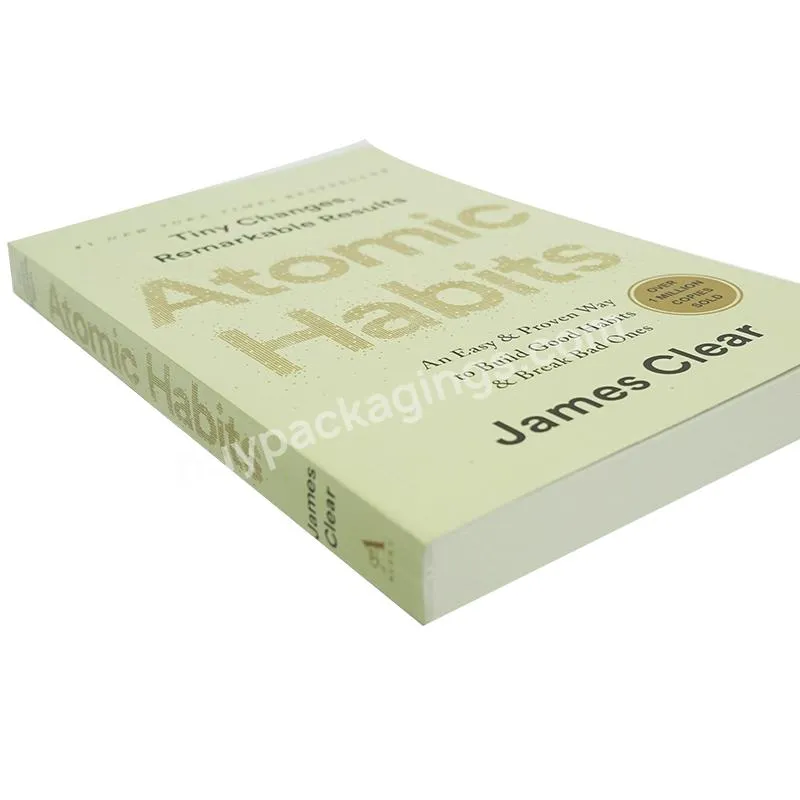 Best quality Printing atomic habits book inspirational book Novels Hardcover  Printing Service