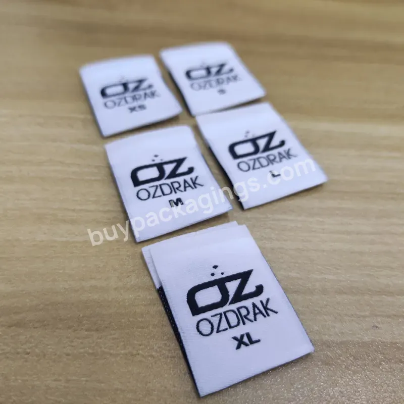 Best Quality Soft Woven Labels Custom Made With Your Logo Cheap Clothing Labels Neck Label