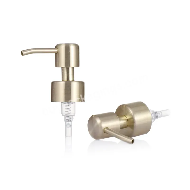 Best Sale 24/410 28/400 Custom Gold Color Stainless Steel 304 Hand Sanitizer Lotion Bottle Pump - Buy 304 Stainless Steel Lotion Pump For Glass Bottle,Gold Hand Wash Gel Pump Dispenser,Stainless Steel Lotion Dispenser Pump.