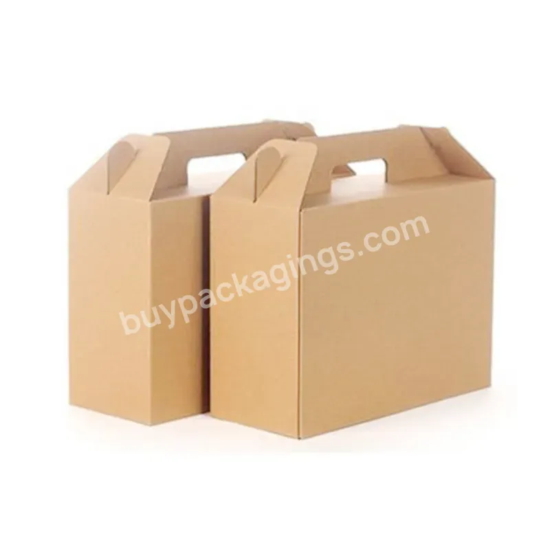 Best Selling In 2022 New Season Style Popular Custom Logo Handle With Corrugated Paper Box
