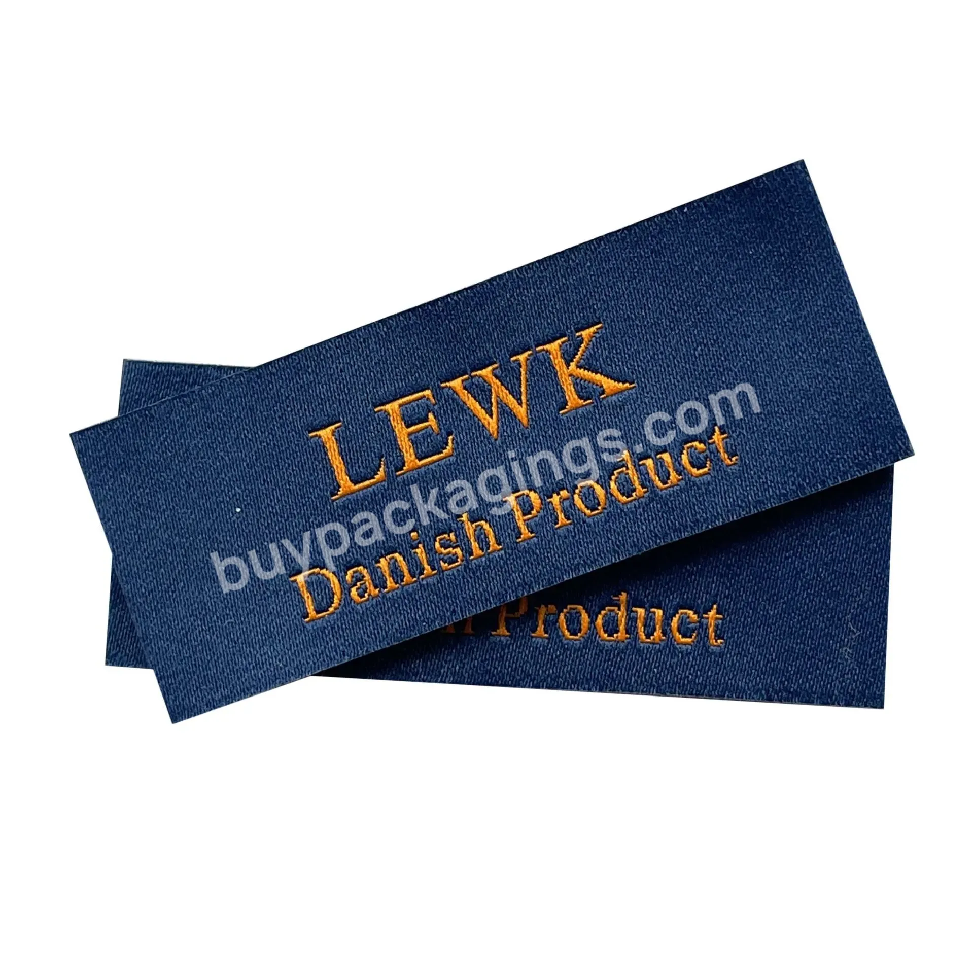 Best Selling Items Private Clothing Woven Labels For Clothing Custom Made Neck Label