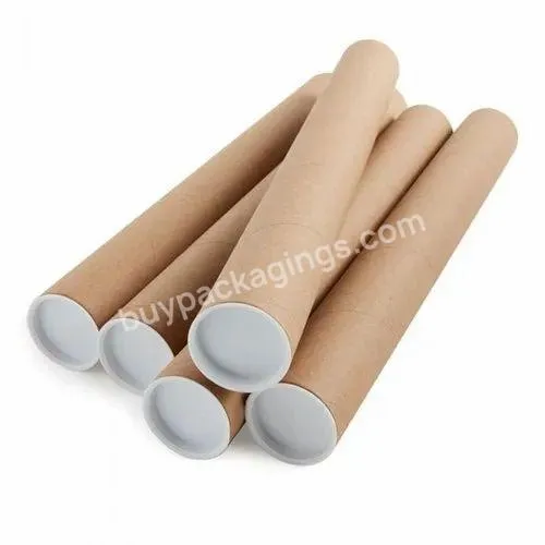 Best Selling Long Shipping Cardboard Paper Round Poster Packaging Single Mailing Tube For Sale