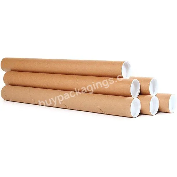 Best Selling Long Shipping Cardboard Paper Round Poster Packaging Single Mailing Tube For Sale