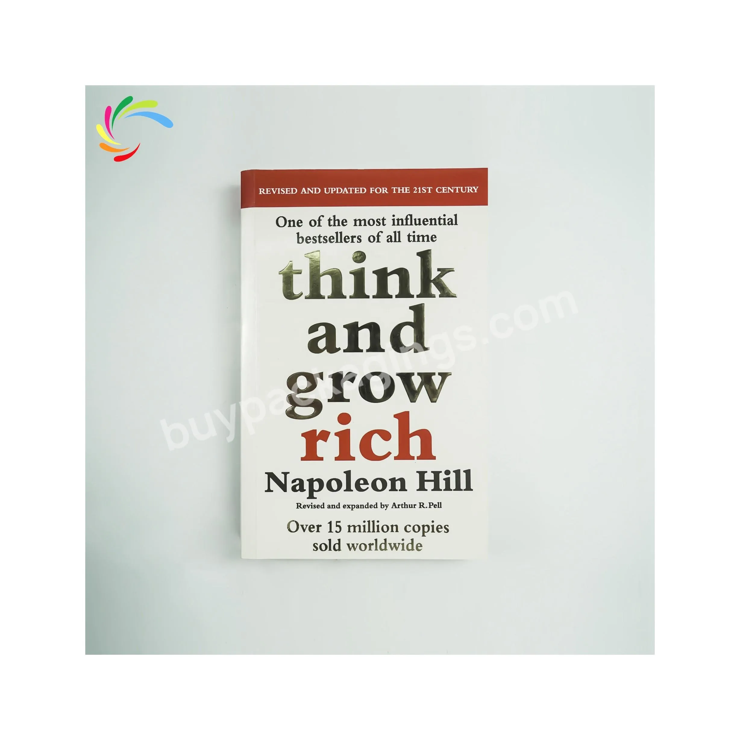 Best selling \Think and Grow Rich\ legal books success inspirational modern classic success Cover bronzing books