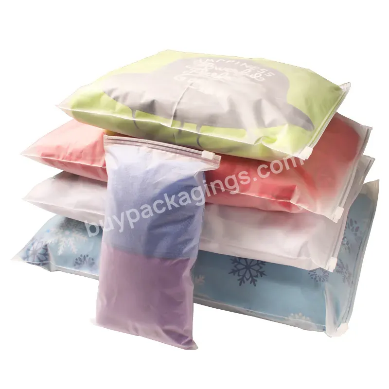 Best Selling Wholesale Pe Pvc Plastic Designs Printed Zipper Bags For Shoes