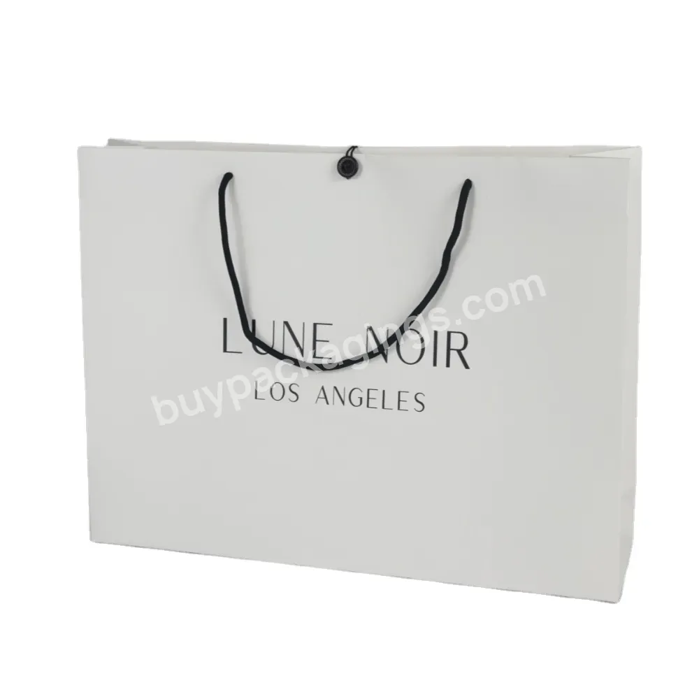 Best Selling Wholesale Shopping Paper Bag With Logo Gift Bag Packaging Reusable Shopping Paper Bag With Ribbon Handle