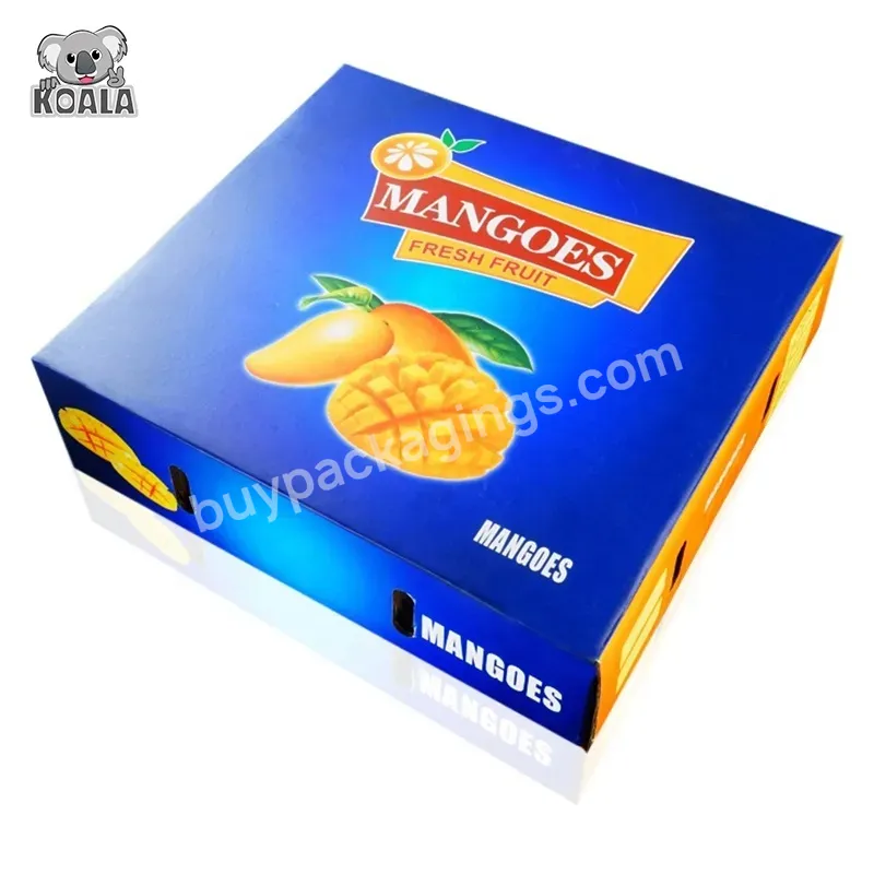 Better Price Good Quality Custom Corrugated Fruit Mango Packing Boxes