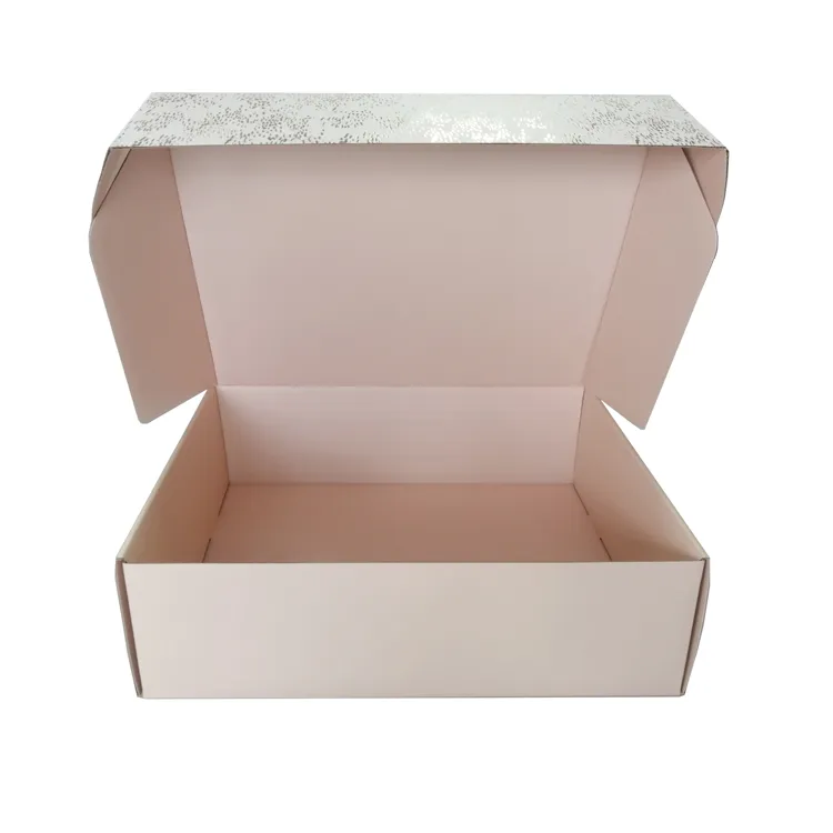 Big clothes packaging boxes custom logo for wedding dress