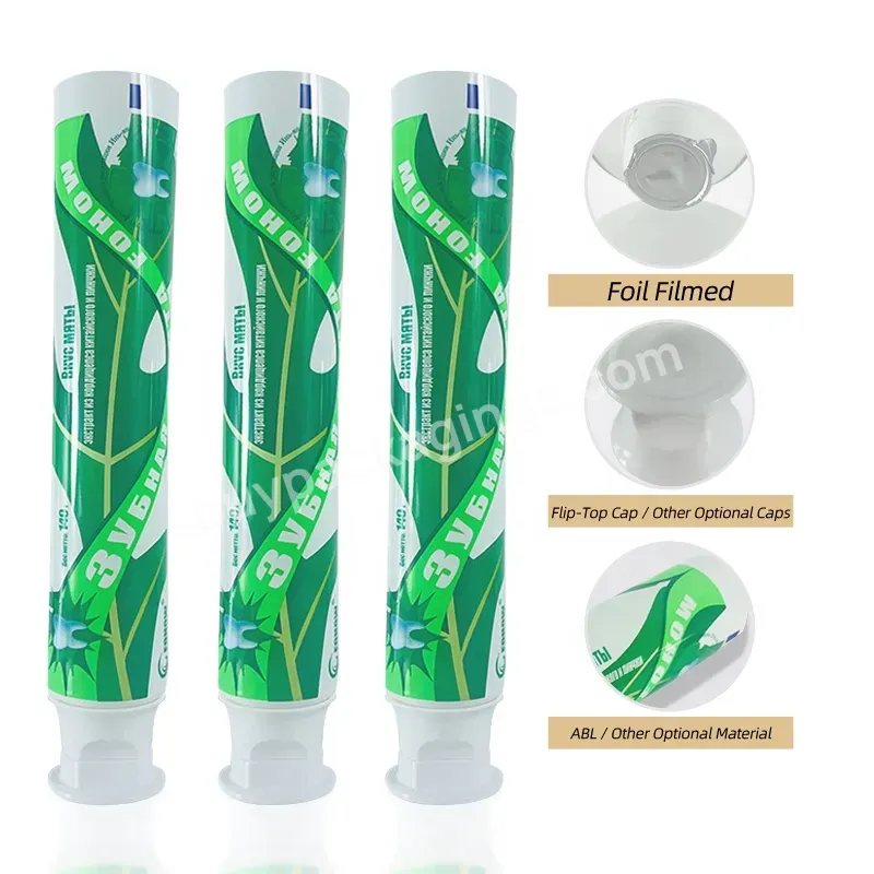 Big Orifice Doctor Flip Lid 50ml Green Tooth Paste Packaging Tubes Cream Tube Squeezer - Buy Tube Shampooing Biodegradable,Packag Tube,Cosmet Container.