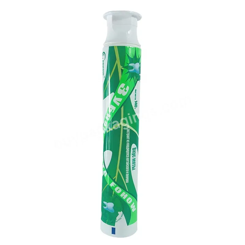 Big Orifice Doctor Flip Lid 50ml Green Tooth Paste Packaging Tubes Cream Tube Squeezer - Buy Tube Shampooing Biodegradable,Packag Tube,Cosmet Container.