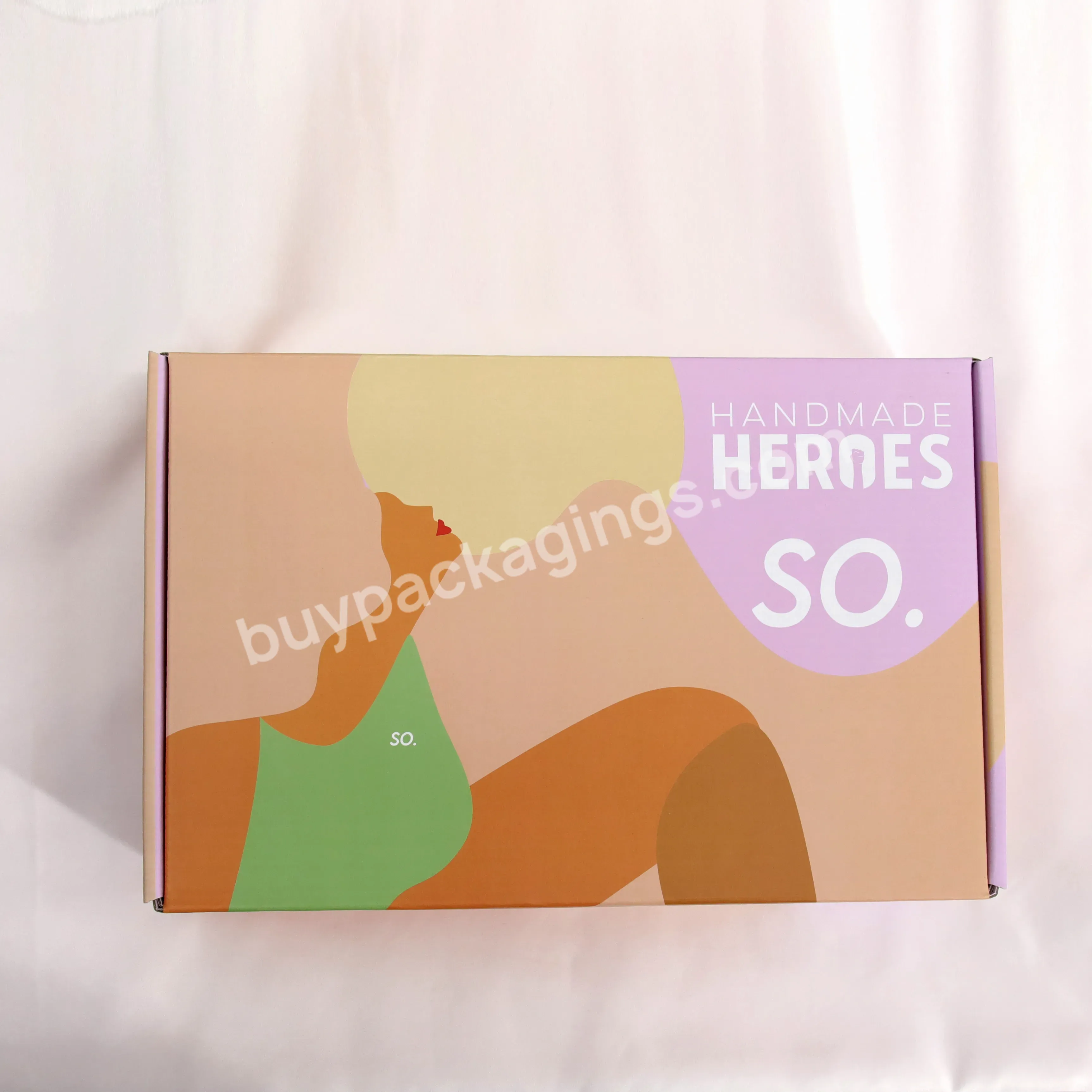 Bio-degradable Custom Printing Paper Boxes Colorful Counter Display Box