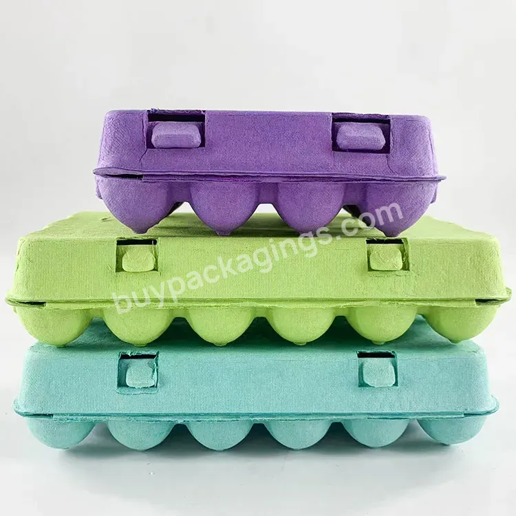 Biodegradable Competitive Price Food Packaging Pulp Paper Tray Egg Tray