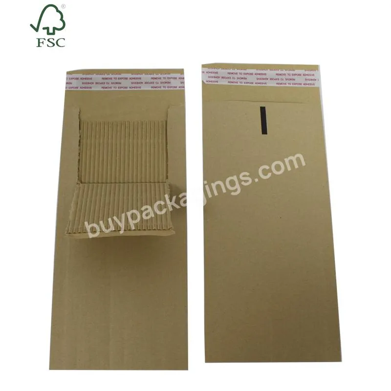 Biodegradable Compostable Corrugated Kraft Envelope Mailing Bag Padded Kraft Shockproof Mailers Shipping Mailing Bags