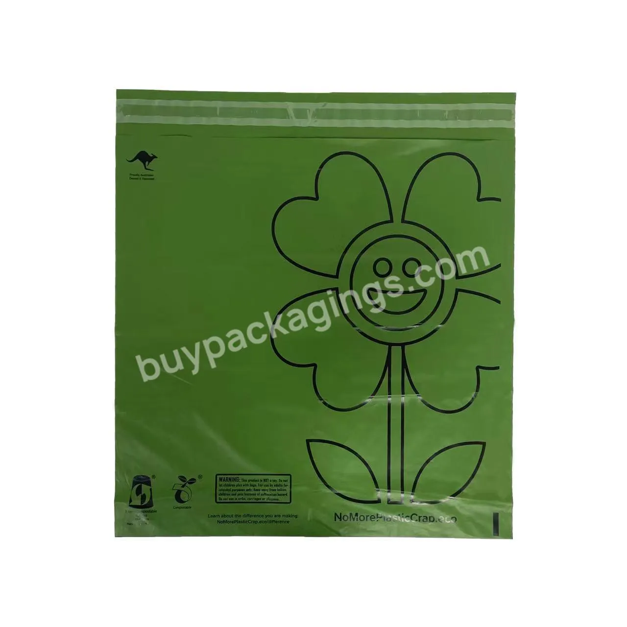 Biodegradable Compostable Tear-proof Postage Satchels Plastic Envelopes Shipping Courier Poly Mailer Mailing Bags For Clothing