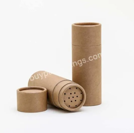 Biodegradable Cosmetic Compact Face Powder Container High Quality Cosmetic Paper Tube