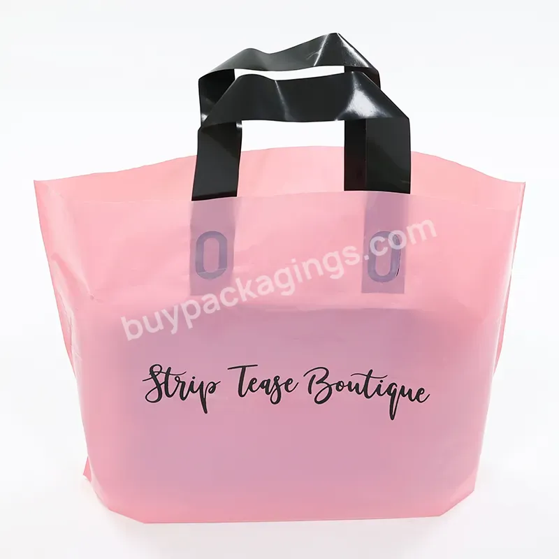 Biodegradable Custom Brand Large Plastic Eco-friendly Carry Handle /waterproof /customized Size,Logo /stock Bag